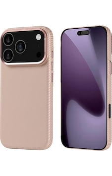 Apple Uyumlu iPhone 17 Pro Kılıf M-safe Şarj Özellikli Karbon Fiber Görünümlü Zore Nekst Kapak Bej Apple Uyumlu iPhone 17 Pro Kılıf M-safe Şarj Özellikli Karbon Fiber Görünümlü Zore Nekst Kapak Bej