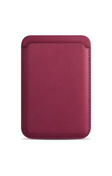 Bideri Magsafe Deri Cüzdan Bordo Bideri Magsafe Deri Cüzdan Bordo