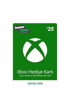 Hemenoyun Xbox 25 Tl Hediye Kartı Bakiye Hemenoyun Xbox 25 Tl Hediye Kartı Bakiye
