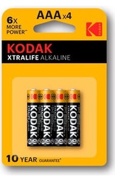 Kodak Xtralife Alkalin Ince Pil Blister Aaa 4'lü Kodak Xtralife Alkalin Ince Pil Blister Aaa 4'lü