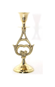 Tekli Pirinç Şamdan 27768 11