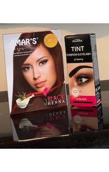Amars Kına Saç Boyası + Joanna Kaş Kirpik Boyası Amars Kına Saç Boyası + Joanna Kaş Kirpik Boyası