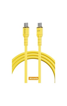 Azeada Linshion Serisi 60w Type-c To Type-c Hızlı Şarj Ve Data Kablosu 1m Sarı Az-b07as Sarı - Silikonlu, Type-c To Type-c Azeada Linshion Serisi 60w Type-c To Type-c Hızlı Şarj Ve Data Kablosu 1m Sarı Az-b07as Sarı - Silikonlu, Type-c To Type-c