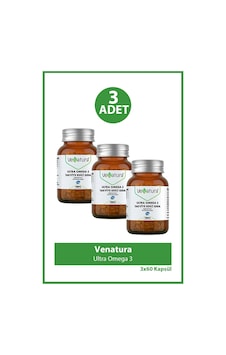 Venatura Ultra Omega 3 60 Kapsül 3 Adet Venatura Ultra Omega 3 60 Kapsül 3 Adet