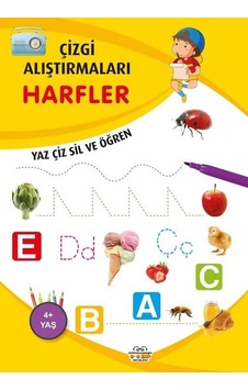 Harfler - Çizgi Alıştırmaları 4+ - Emine Ulusoy Harfler - Çizgi Alıştırmaları 4+ - Emine Ulusoy