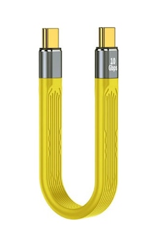 Type-c To Type-c Kablo 10 Gbps Usb Type Kablosu 100w Pd Hızlı Şarj Kablosu - Sarı C-5 10 Cm Type-c To Type-c Kablo 10 Gbps Usb Type Kablosu 100w Pd Hızlı Şarj Kablosu - Sarı C-5 10 Cm