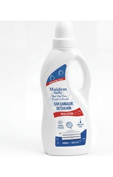 Maidem Saffy Sıvı Çamaşır Deterjanı Beyaz 1 Litre 3 L