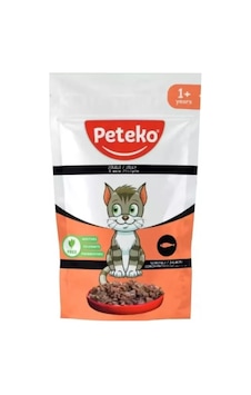Peteko Pouch Jelly Somonlu Yetişkin Kedi Konservesi 85 G Peteko Pouch Jelly Somonlu Yetişkin Kedi Konservesi 85 G