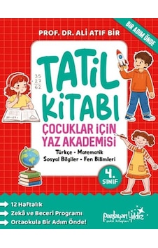 Çuklar İçin Yaz Akademisi 4. Sınıf Tatil Kitabı Çuklar İçin Yaz Akademisi 4. Sınıf Tatil Kitabı