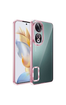 Honor 90 Kılıf Kamera Korumalı Logo Gösteren Zore Omega Kapak Rose Gold Honor 90 Kılıf Kamera Korumalı Logo Gösteren Zore Omega Kapak Rose Gold