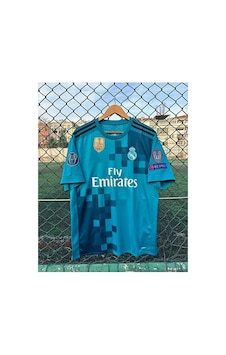 Real Madrid 2017/18 Sezonu Sergio Ramos Deplasman Forması Turkua Çok Renkli Real Madrid 2017/18 Sezonu Sergio Ramos Deplasman Forması Turkua Çok Renkli
