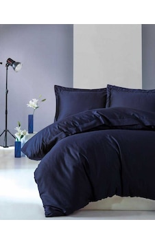 Cotton Box Tek Kişilik Saten Nevresim Takımı Elegante Lacivert Cotton Box Tek Kişilik Saten Nevresim Takımı Elegante Lacivert