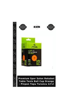 Premium Spor Salon Rekabet Table Tenis Ball Cup Orange - Pinpon Topu Turuncu 12'li Premium Spor Salon Rekabet Table Tenis Ball Cup Orange - Pinpon Topu Turuncu 12'li