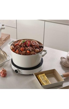 Neoflam Fika Bej 26 Cm Döküm Derin Tencere Neoflam Fika Bej 26 Cm Döküm Derin Tencere