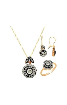 Üçlü Set Beyaz Rose 9,26 Gram 14 Ayar Altın Üçlü Set Beyaz Rose 9,26 Gram 14 Ayar Altın