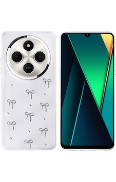 Xiaomi Redmi 14c 4g Kılıf Airbag Tasarımlı Simli Şeffaf Zore Kutup Kapak Xiaomi Redmi 14c 4g Kılıf Airbag Tasarımlı Simli Şeffaf Zore Kutup Kapak