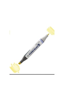 Zig Kurecolor Kc3000 Twin S Marker Kalem 100 Pale Yellow Zig Kurecolor Kc3000 Twin S Marker Kalem 100 Pale Yellow