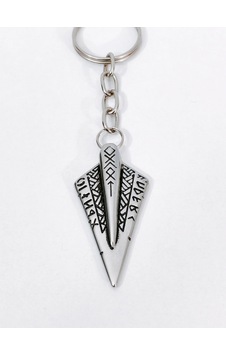 Rünik İşlemeli Viking Ok Ucu Temalı Antik Gümüş Renk Metal Anahtarlık - Savaşçı & Mistik Özel Tasarı Çok Renkli Rünik İşlemeli Viking Ok Ucu Temalı Antik Gümüş Renk Metal Anahtarlık - Savaşçı & Mistik Özel Tasarı Çok Renkli