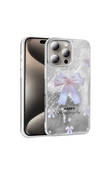 Apple Uyumlu iPhone 16 Pro Max Kılıf Desenli Zore Mep Kapak İncili Fiyonk Apple Uyumlu iPhone 16 Pro Max Kılıf Desenli Zore Mep Kapak İncili Fiyonk