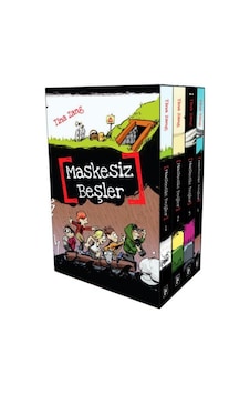 Maskesiz Beşler Serisi Kutulu Set 4 Kitap / Parodi Yayınları / Tina Zang Maskesiz Beşler Serisi Kutulu Set 4 Kitap / Parodi Yayınları / Tina Zang