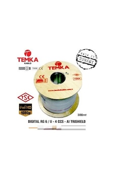 Temka 300 Metre Trishield Çift Folyo Kablo Ürün Temka 300 Metre Trishield Çift Folyo Kablo Ürün