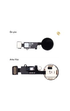 Apple iPhone Uyumlu 7 Plus Home Tuşu - Siyah / Mat Siyah Orta Tuş Butonu Parmak İzi Butonu Açma-kapama Butonu Açm Apple iPhone Uyumlu 7 Plus Home Tuşu - Siyah / Mat Siyah Orta Tuş Butonu Parmak İzi Butonu Açma-kapama Butonu Açm