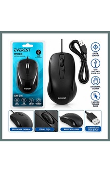Ventra Kablolu Usb Işıklı Optik Mouse 1200 Dpı Ventra
