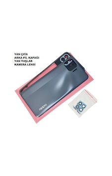 Oppo Reno 4 Lite Kasa Arka Pil Kapağı Full Kasa Siyah Oppo Reno 4 Lite Kasa Arka Pil Kapağı Full Kasa Siyah