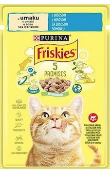 Somonlu Soslu Yaş Kedi Maması 85 Gr