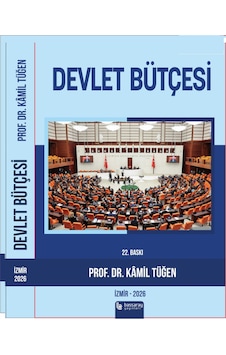 Devlet Bütçesi Kamil Tüğen 2026 Baskı 22 Devlet Bütçesi Kamil Tüğen 2026 Baskı 22