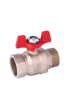 Kavram Metal Erkek Dişi Kelebek Vana 1/2 Kavram Metal Erkek Dişi Kelebek Vana 1/2