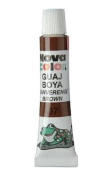 Nova Color Guaj Boya 9 Ml Kahverengi - 4 Adet Kahverengi