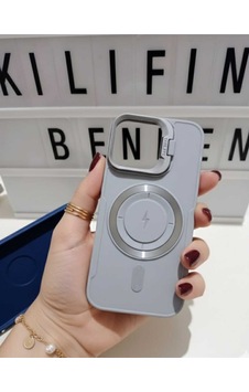 Apple Uyumlu iPhone 16 Magsafe Kılıf Modeli Gri Apple Uyumlu iPhone 16 Magsafe Kılıf Modeli Gri
