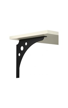 Dekoratif Mat Siyah Metal Raf Ayağı 2 Li - 15cm - Siyah Dekoratif Mat Siyah Metal Raf Ayağı 2 Li - 15cm - Siyah