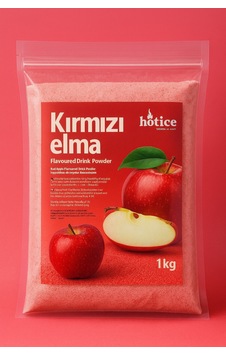 Hotıce Kırmızı Elma Aromalı İçecek Tozu 1 KG Hotıce Kırmızı Elma Aromalı İçecek Tozu 1 KG