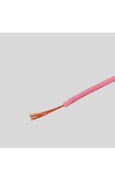 Han Nyaf-0.34-pm ,pembe 0.34mm² 1-damar/çok Telli 1-mt Nyaf Kablo