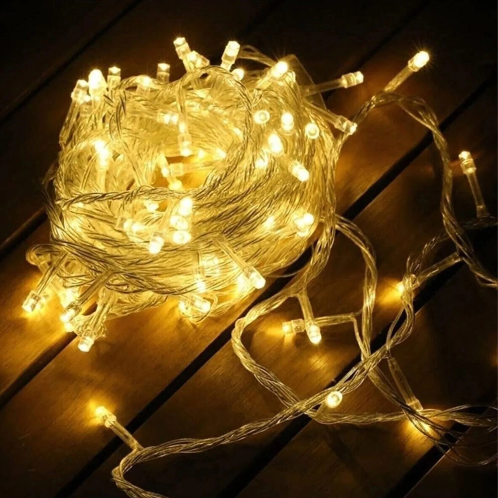 Yılbaşı Aydınlatması 100 Led Perde Hortum Sıcak Beyaz Işık - 10 Metre Dekoratif Şeffaf Kablolu Süs Açık Bej Yılbaşı Aydınlatması 100 Led Perde Hortum Sıcak Beyaz Işık - 10 Metre Dekoratif Şeffaf Kablolu Süs Açık Bej