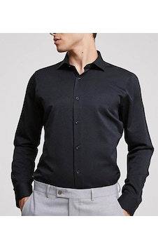 Advante Slim Fit Pamuk Saten Erkek Gömlek Siyah Advante Slim Fit Pamuk Saten Erkek Gömlek Siyah