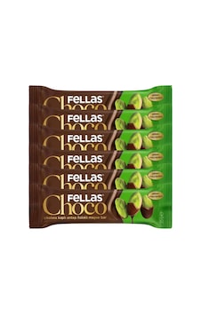 Çikolata Kaplı Meyve Bar Antep Fıstıklı 35gr X6 Çikolata Kaplı Meyve Bar Antep Fıstıklı 35gr X6