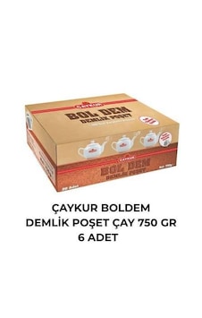 Çaykur Boldem Demlik Poşet Çay 750gr X6 Adet Çaykur Boldem Demlik Poşet Çay 750gr X6 Adet