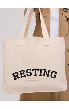 Çınar Bez Çanta Bagg Resting Baskılı Yatay Kanvas Bez Çanta - Standart Çınar Bez Çanta Bagg Resting Baskılı Yatay Kanvas Bez Çanta - Standart