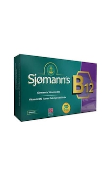 Sjomann's Vitamin B12 30 Çiğneme Tableti