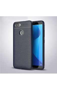 Asus Zenfone Max Plus M1 Zb570tl Kılıf Zore Niss Silikon Kapak Lacivert