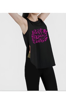 Cda Siyah Yırtmaçlı Best Day Ever Spor Kadın Atlet Siyah Cda Siyah Yırtmaçlı Best Day Ever Spor Kadın Atlet Siyah