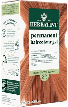 Herbatint Permanent Haircolour 8r Light Copper Blonde, 170 Ml Herbatint Permanent Haircolour 8r Light Copper Blonde, 170 Ml