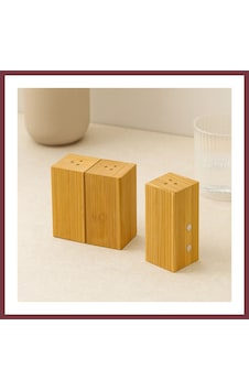 Storeşahin Ahşap Bambu Mıknatıslı 2'li Baharatlık & Tuzluk 4.5 5 9 Cm Shn0720 Storeşahin Ahşap Bambu Mıknatıslı 2'li Baharatlık & Tuzluk 4.5 5 9 Cm Shn0720