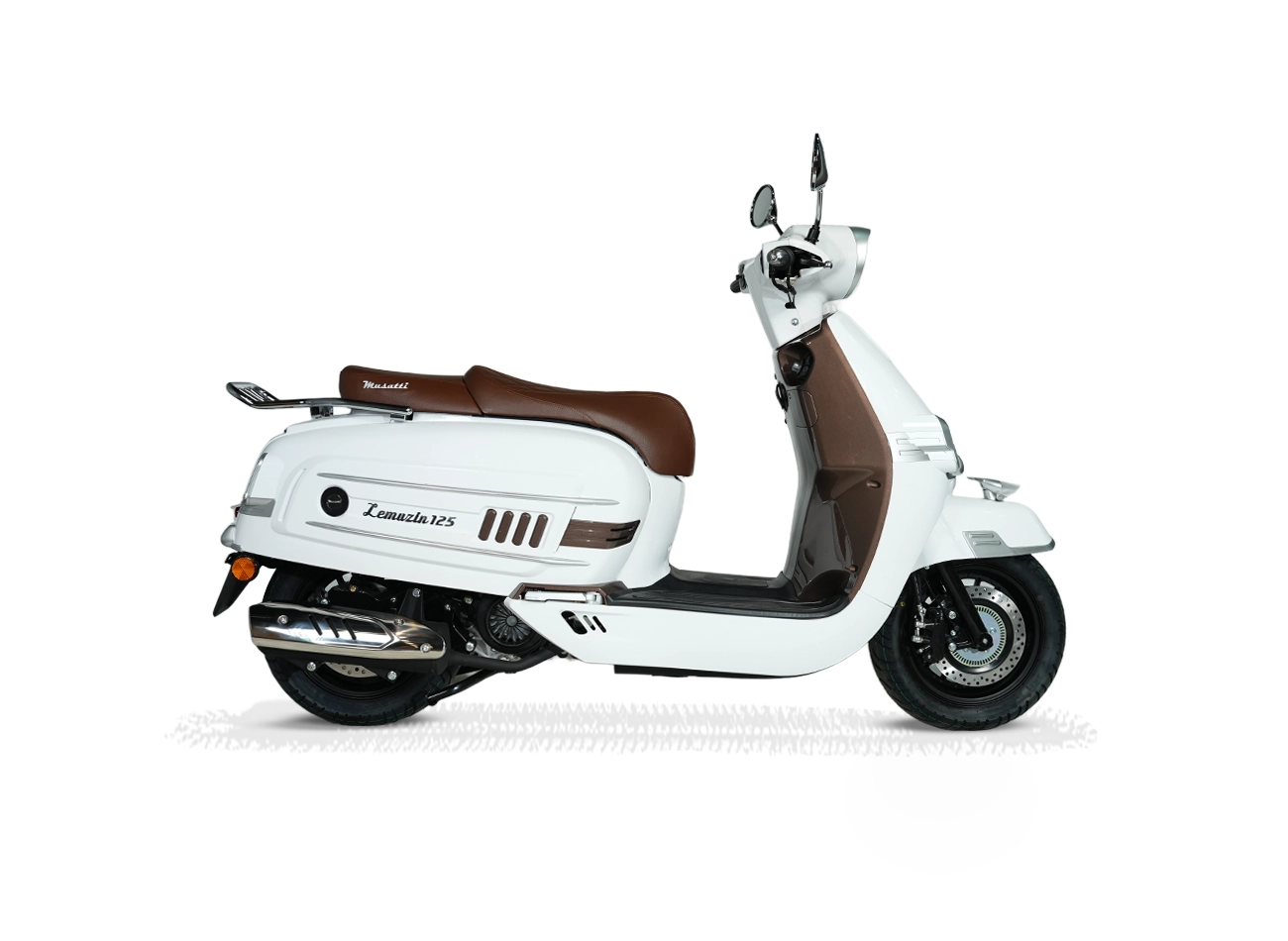 Musatti Lemuzin 125 Benzinli Scooter Motosiklet Beyaz Musatti Lemuzin 125 Benzinli Scooter Motosiklet Beyaz