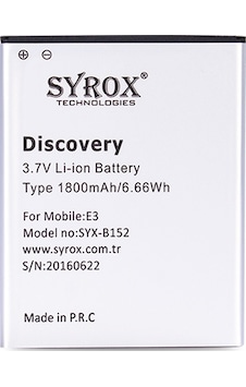 Syrox General Mobile Discovery E3 Batarya 1800 Mah B152 Syrox General Mobile Discovery E3 Batarya 1800 Mah B152