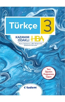 3. Sınıf Türkçe Kazanım Odaklı Hba Tudem Yayınları 3. Sınıf Türkçe Kazanım Odaklı Hba Tudem Yayınları