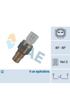 FAE 36485 HARARET MÜŞÜRÜ ACCENT 1.5 12V 1.5 16V 1.3 94-05 FAE 36485 HARARET MÜŞÜRÜ ACCENT 1.5 12V 1.5 16V 1.3 94-05